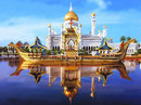 Мечеть Омара Али Саифутдина (канва с нанесенным фоном)