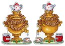 Богатый самовар (пластиковая канва)