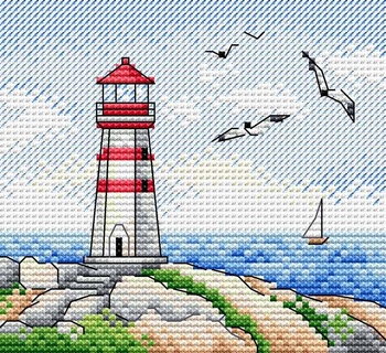 Морские просторы. Маяки (10*11 см)