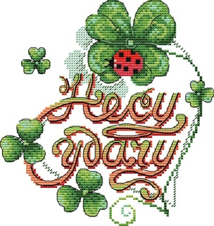 Несу удачу (водорастворимая канва)