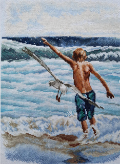Мальчик и море (20,5*28,5 см)