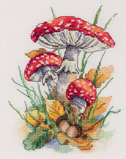 Мухоморы (14,5*17 см)