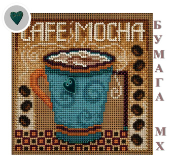 Материалы для MH14-2026 "Мокко" (Cafe Mocha) (бумага MH + пуговка керамика)