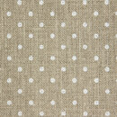 Белфаст 32 (в ост), цвет: льняной в белый горох (Raw Natural/White Points 5379), 61х70 см