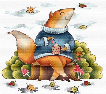 Осенний релакс (19*18 см)